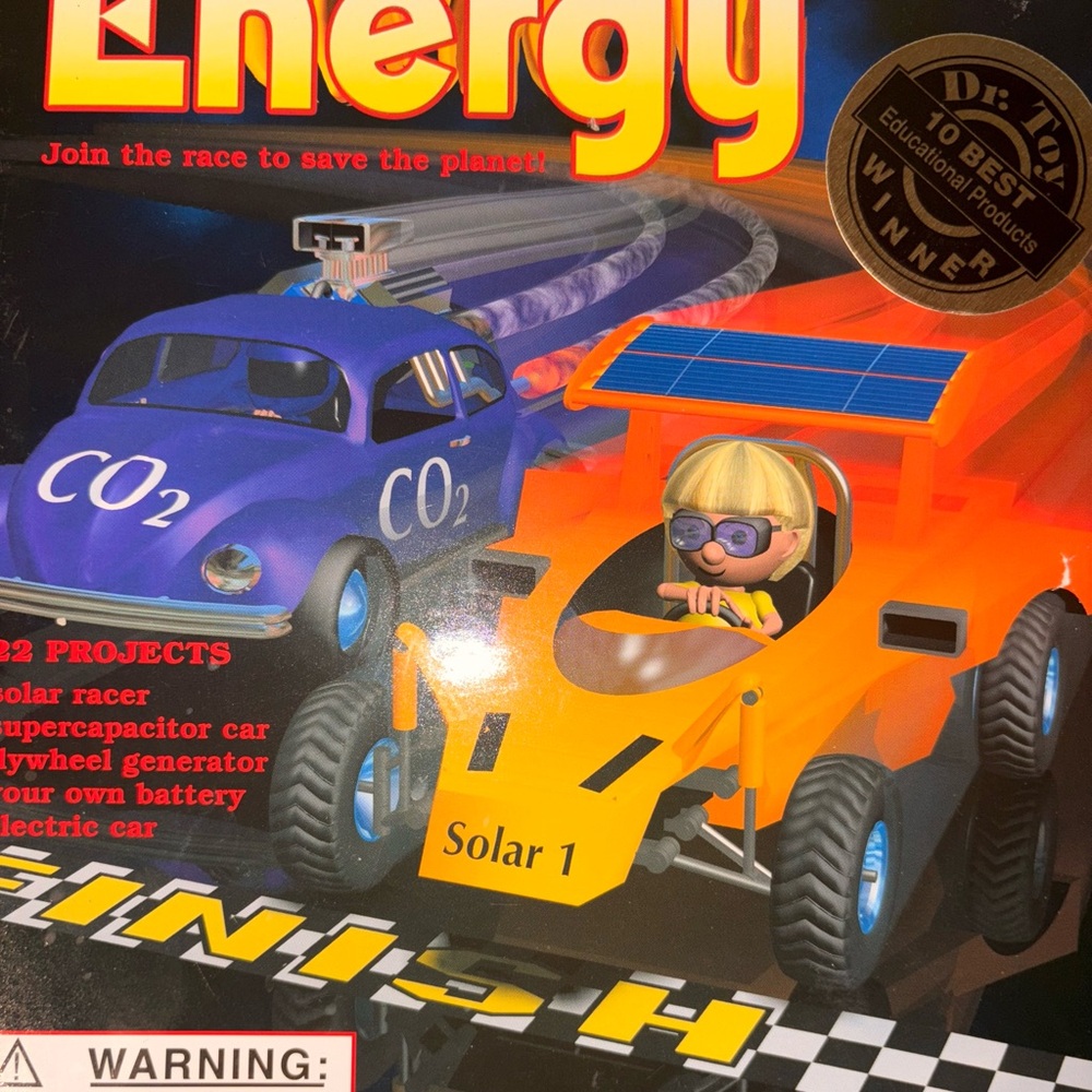 Energy Solar Racer Toy - Orange - Picture 2 of 9
